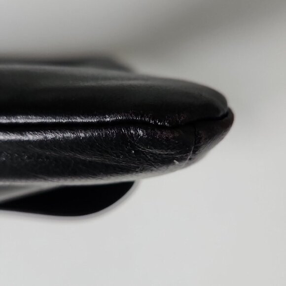 SWAROVSKI | Leather clutch crystals embellished black - Picture 4 of 8